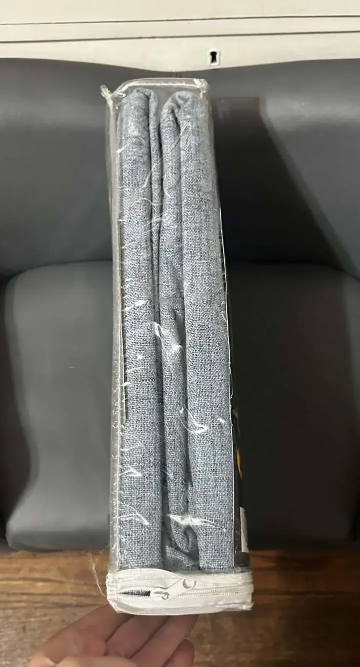 Total Blackout Window Panel Pair 84 Inch Grommet Panels Renwick Denim